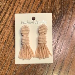 Seed Bead Tassel Earings